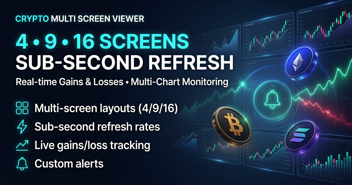 Crypto Multi Screen Viewer splash art